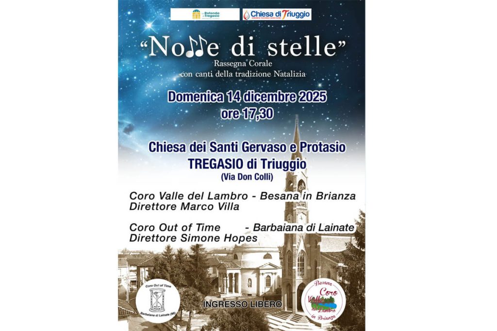 La rotonda di tregasio evento notte di stelle